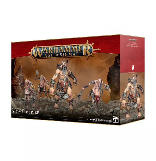 Warhammer Age of Sigmar: Sons of Behemat - Stomper Tribe (4 figurky) - Desková hra