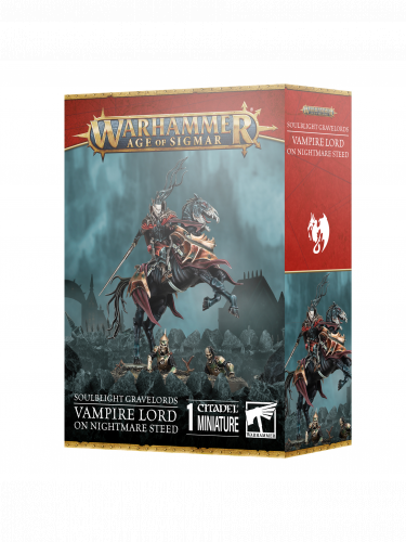 W-AOS: Soulblight Gravelords - Vampire Lord on Nightmare Steed (1 figurka)