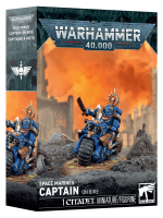 W40k: Space Marines - Captain on Bike (1 figurka)