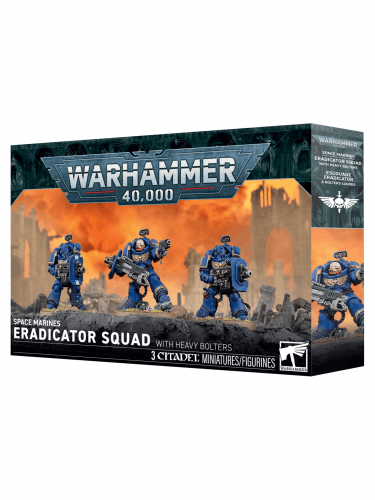W40k: Space Marines - Eradicator Squad with Heavy Bolters (3 figurky)