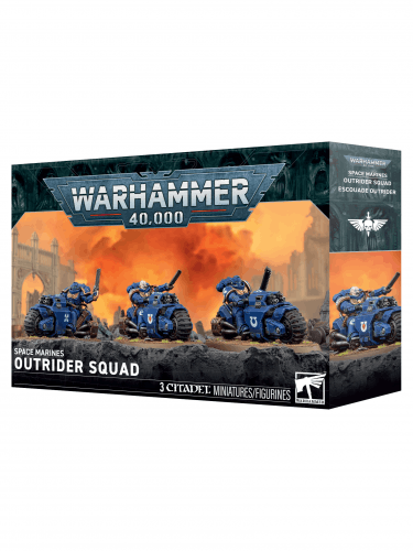 W40k: Space Marines - Outrider Squad (3 figurky)