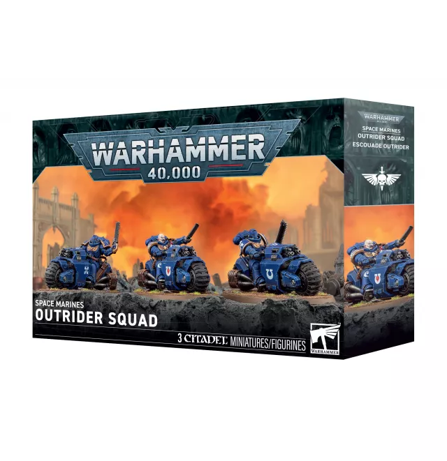 W40k: Space Marines - Outrider Squad (3 figurky) - Warhammer