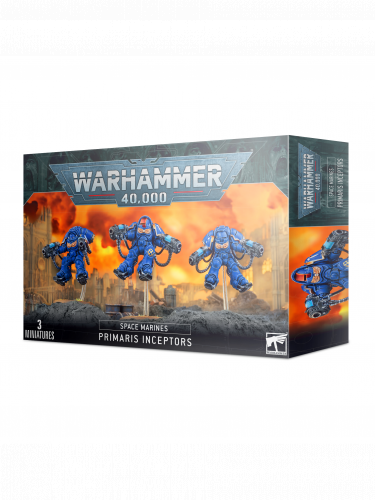 W40k: Space Marines - Primaris Inceptors (3 figurky)