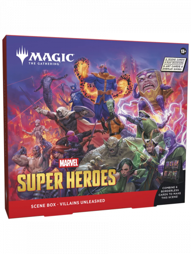 Karetní hra Magic: The Gathering Marvel Super Heroes - Villains Unleashed Scene Box