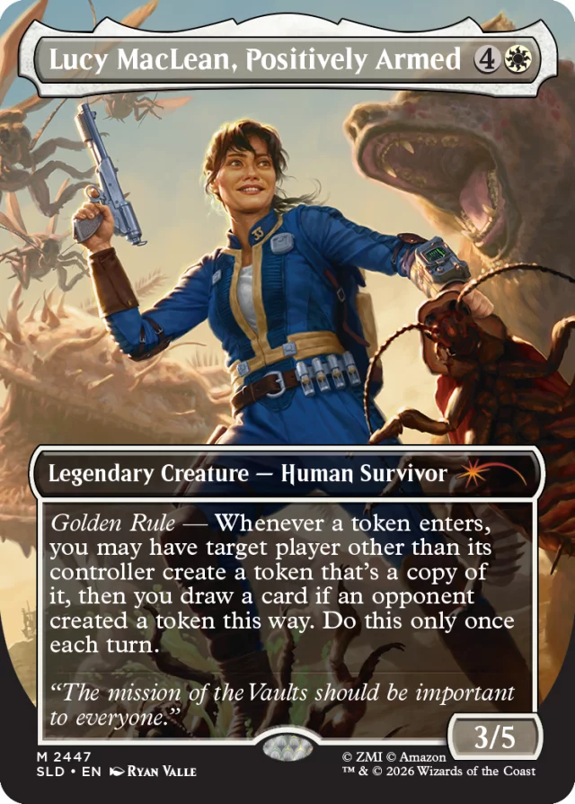 Karetní hra Magic: The Gathering Secret Lair x Fallout: Beyond Vault 33
