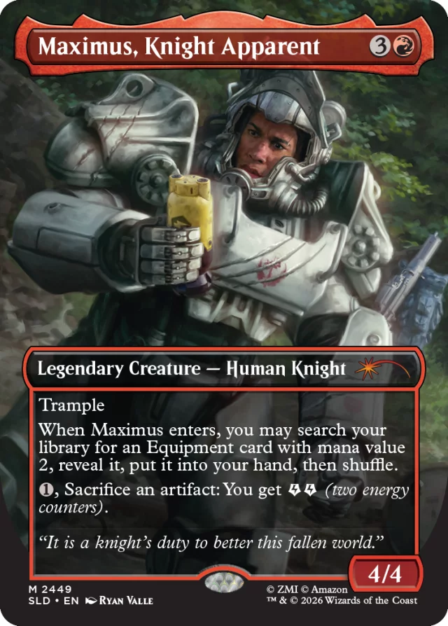 Karetní hra Magic: The Gathering Secret Lair x Fallout: Beyond Vault 33