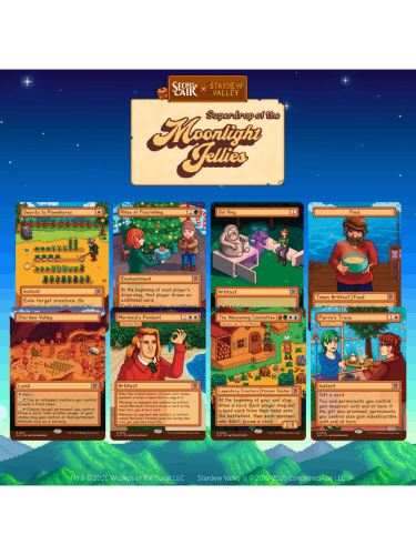 Karetní hra Magic: The Gathering Secret Lair x Stardew Valley