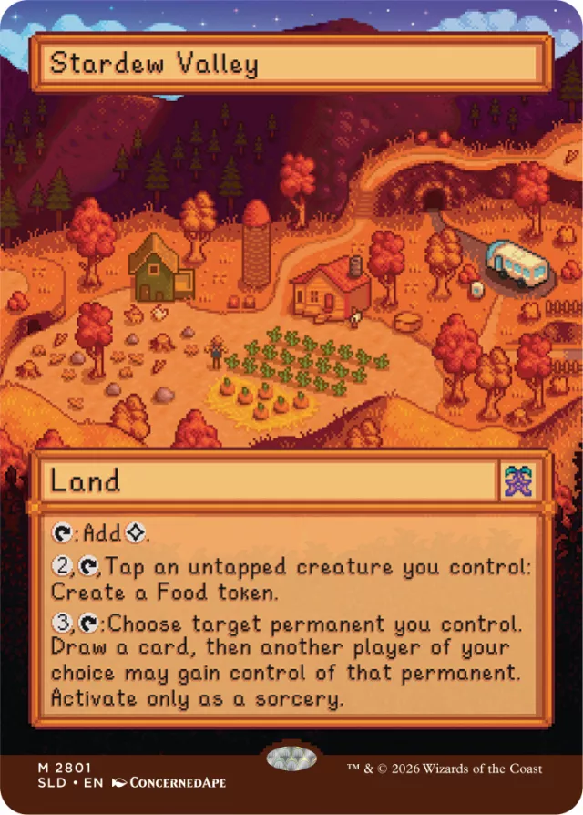 Karetní hra Magic: The Gathering Secret Lair x Stardew Valley - Magic The Gathering