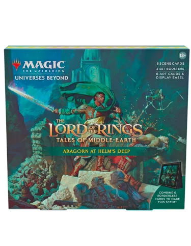 Karetní hra Magic: The Gathering Universes Beyond - LotR: Tales of the Middle Earth - Aragorn at Helm's Deep Scene Box