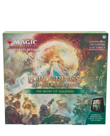 Karetní hra Magic: The Gathering Universes Beyond - LotR: Tales of the Middle Earth - The Might of Galadriel Scene Box