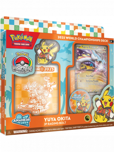 Karetní hra Pokémon TCG - 2025 World Championship Deck - Yuya Okita - Raging Bolt ex - Juniors Champion