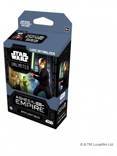Karetní hra Star Wars: Unlimited - Ashes of the Empire Spotlight Deck (Luke Skywalker)