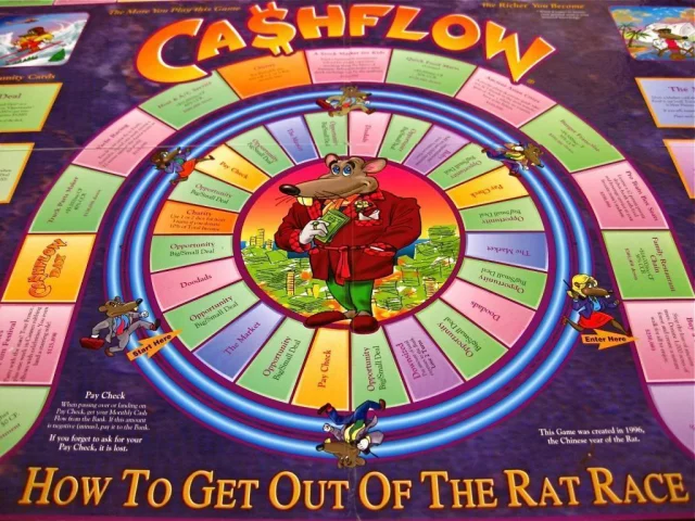 Desková hra CashFlow - Jak vybřednout z krysího závodu