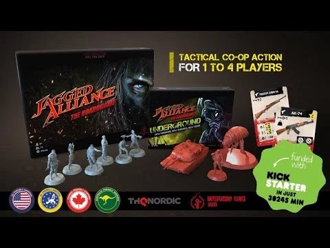 Jagged Alliance Boardgame Overview