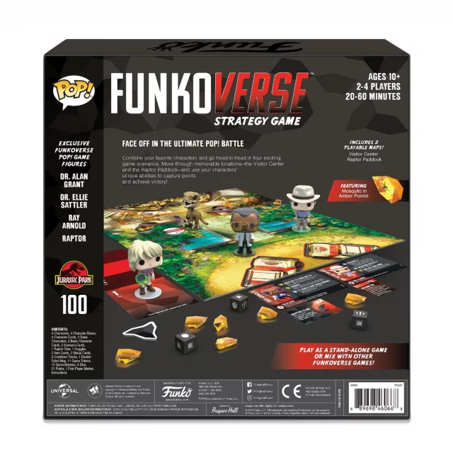 Desková hra POP! Funkoverse - Jurassic Park Base Set