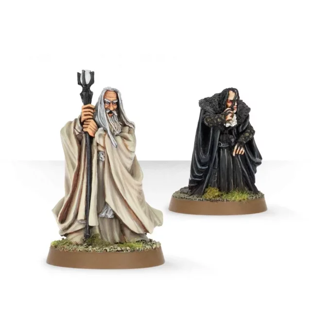 Desková hra The Lord of The Rings - Saruman the White a Gríma Wormtongue (figurky)