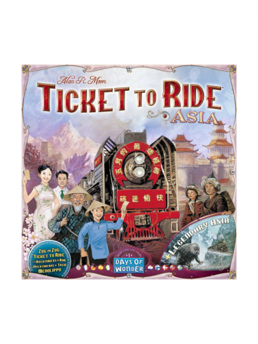 Desková hra Ticket to Ride  - Map Collection ASIA