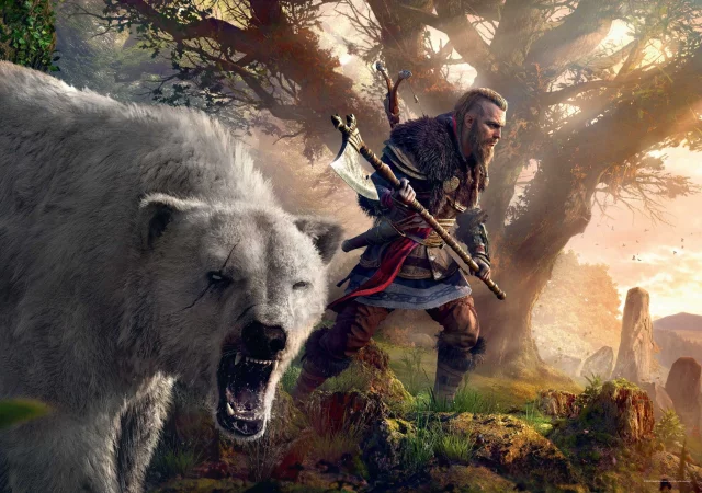 Puzzle Assassins Creed: Valhalla - Eivor and Polar Bear (Good Loot)