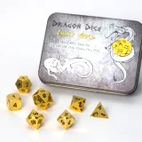 Set hracích kostek Metal Dice Set - Gold