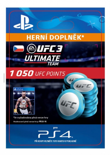 EA Sports UFC 3 - 1050 UFC POINTS (PS4 DIGITAL) (PS4)