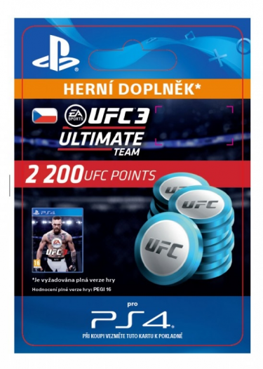 EA Sports UFC 3 - 2200 UFC POINTS (PS4 DIGITAL) (PS4)