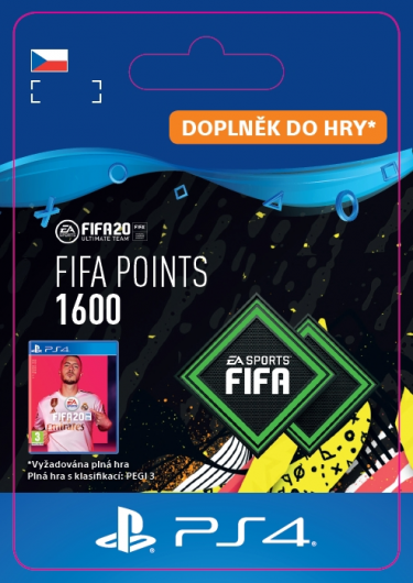 FIFA 20 - 1600 FUT Points (PS4 DIGITAL) (PS4)