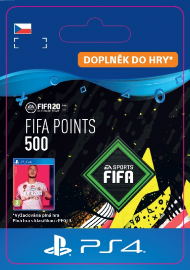FIFA 20 - 500 FUT Points (PS4 DIGITAL) (PS4)