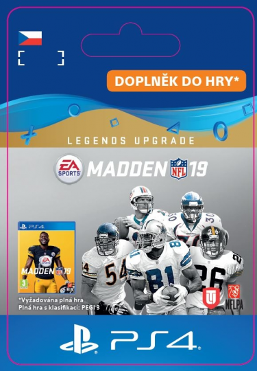 Madden NFL 19 Legends Upgrade (PS4 DIGITAL) (PS4)