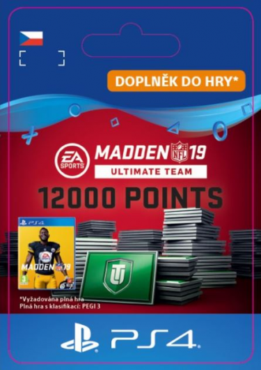 Madden NFL 19 Ultimate Team 12000 Points Pack (PS4 DIGITAL) (PS4)