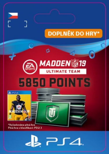 Madden NFL 19 Ultimate Team 5850 Points Pack (PS4 DIGITAL) (PS4)