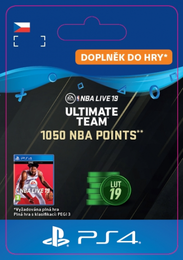 NBA LIVE 19 ULTIMATE TEAM - 1050 Points (PS4 DIGITAL) (PS4)