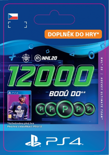 NHL 20 - 12000 Points Pack (PS4 DIGITAL) (PS4)