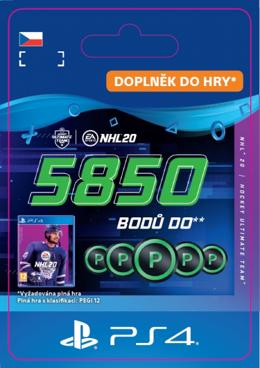 NHL 20 - 5850 Points Pack (PS4 DIGITAL) (PS4)