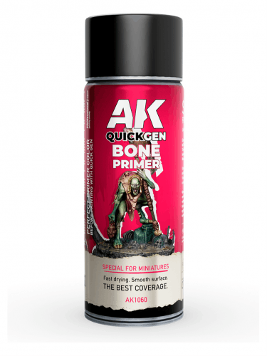 AK Bone Primer - Quick Gen Spray - základní barva, béžová (sprej)
