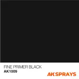 AK Fine Primer Black Spray - základní barva, černá (sprej) - Desková hra