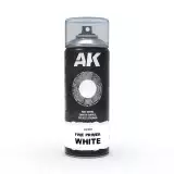 AK Fine Primer White Spray - základní barva, bílá (sprej) - AK-Interactive