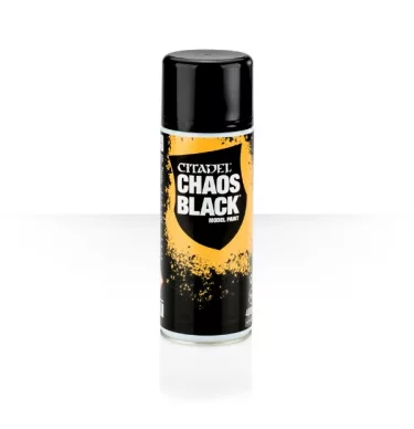 Spray Citadel Chaos Black - základní barva, černá (sprej)