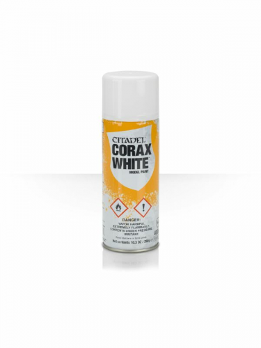 Spray Citadel Corax White - základní barva, bílá (sprej)