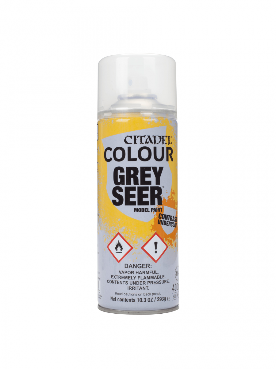 Games-Workshop Spray Citadel Grey Seer - základní barva, šedá (sprej)
