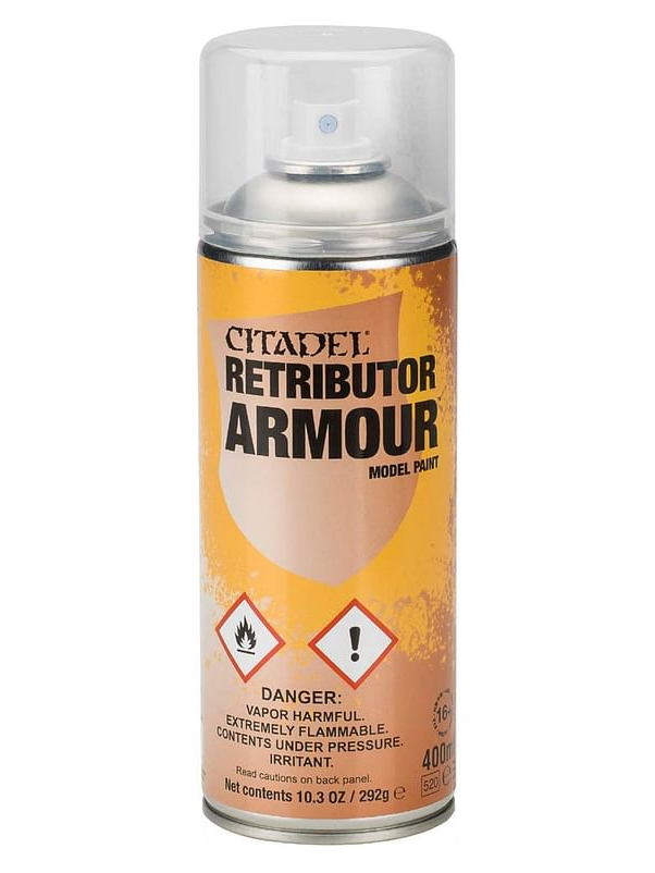 Spray Warhammer Colour Retributor Armour - základní barva, hnědá (sprej)
