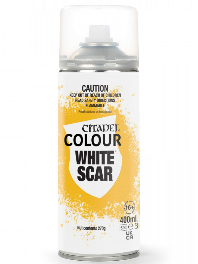 Games-Workshop Spray Citadel White Scar - základní barva, bílá (sprej)
