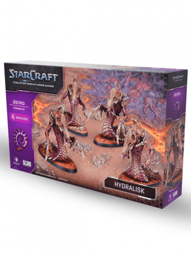 Figurková hra StarCraft - Tabletop Miniature Game - Hydralisk - Expansion Set (4 figurky)
