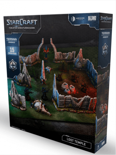 Figurková hra StarCraft - Tabletop Miniature Game - Lost Temple - Terrain Expansion Set (2 figurky)