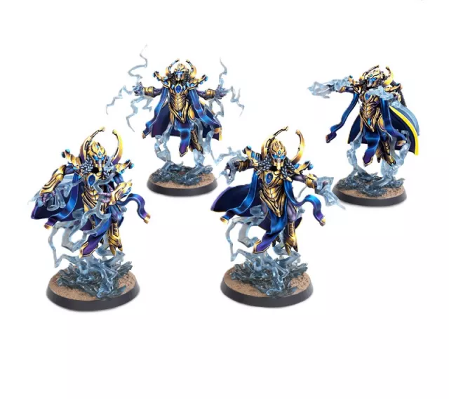 Figurková hra StarCraft - Tabletop Miniature Game - Protoss - High Templar (4 figurky) - Desková hra