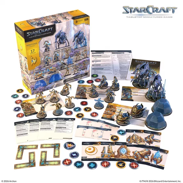 Figurková hra StarCraft - Tabletop Miniature Game - Protoss Starter Set - Desková hra