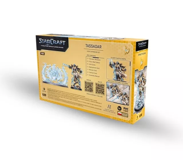 Figurková hra StarCraft - Tabletop Miniature Game - Protoss - Tassadar (3 figurky) - Dobrodružná desková hra