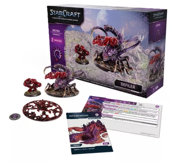 Figurková hra StarCraft - Tabletop Miniature Game - Zerg - Defiler (2 figurky) - Dobrodružná desková hra