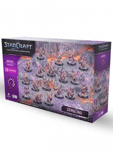 Figurková hra StarCraft - Tabletop Miniature Game - Zergling - Expansion Set (18 figurek)