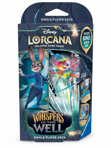 Karetní hra Lorcana: Whispers in the Well - Sapphire / Steel Starter Deck (Judy Hopps & Robin Hood)