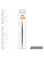 Štětec AK Synthetic Brush - Liner 17mm - linkovací (syntetický)